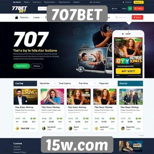 Acessibilidade e design do site 707BET